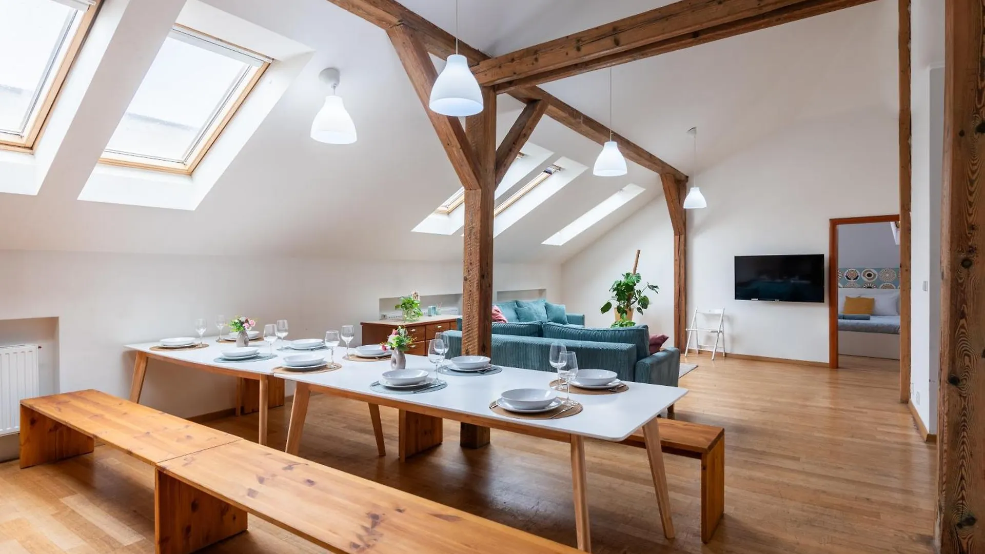 ** Lägenhetshotell Tesnov Residence Apartments Prag Tjeckien